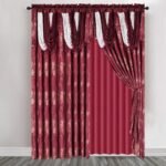 Megareja - Luxury Jacquard Curtain 100% Polyester. 300*45cm 1pc - 300*250cm 2pcs