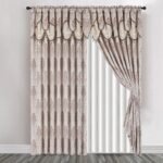 Megareja - Luxury Jacquard Curtain 100% Polyester. 300*45cm 1pc - 300*250cm 2pcs