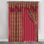 Megareja - Luxury Jacquard Curtain 100% Polyester. 300*45cm 1pc - 300*250cm 2pcs